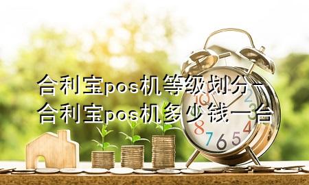 合利宝pos机等级划分-合利宝pos机多少钱一台