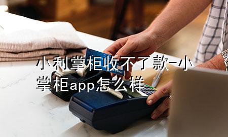 小利掌柜收不了款-小掌柜app怎么样